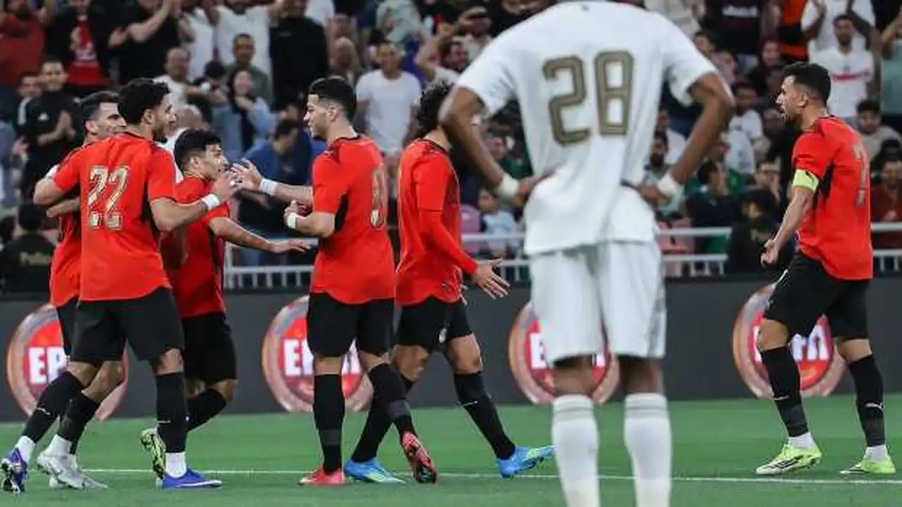 منتخب مصر ينهي الشوط الأول متقدماً بثلاثية نظيفة أمام نظيره السعودي